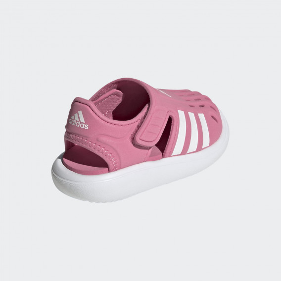 Аква сандали с три ленти, розови Adidas 342697 5