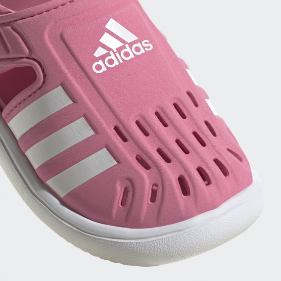 Аква сандали с три ленти, розови Adidas 342698 6
