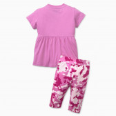 Комплект рокля и клин за бебе, розов Puma 342727 2