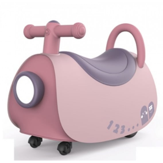 Детска количка за яздене със звук и светлина, розова SNG 342735 7