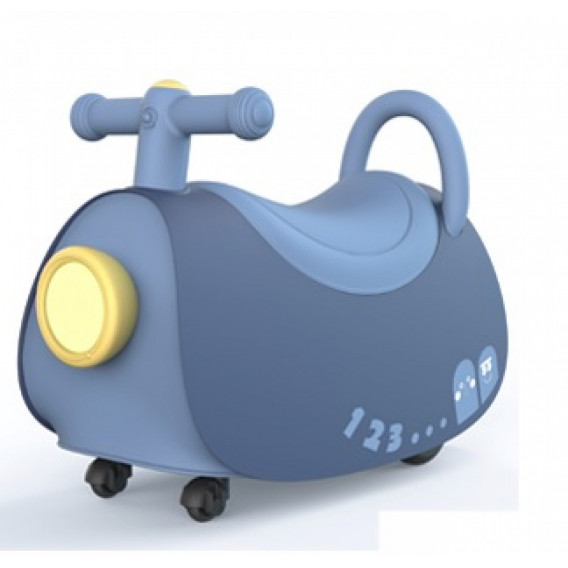 Детска количка за яздене със звук и светлина, синя SNG 342736 7