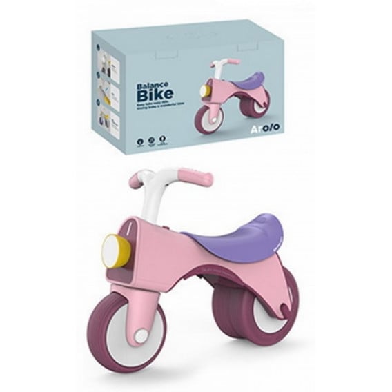 Детски велосипед за баланс с две колела, със звук и светлина, розов SNG 342737 7