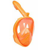 Детска цяла маска за шнорхелинг, размер XS, оранжева Zi 342775 