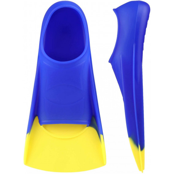 Комплект плавници, размер XS, син с жълто  342780 8