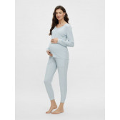 Пижама за бременни от две части, синя Mamalicious 342820 2