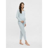 Пижама за бременни от две части, синя Mamalicious 342822 4
