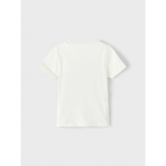 Тениска с щампа Brooklyn, бяла Name it 342912 3