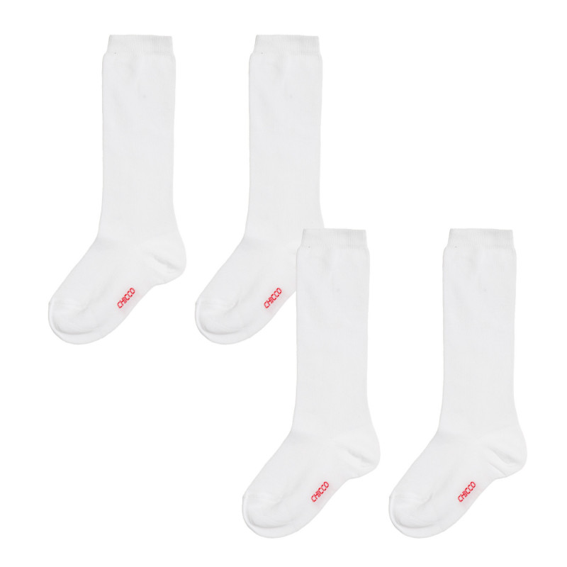 Комплект от два чифта чорапи бели  343021