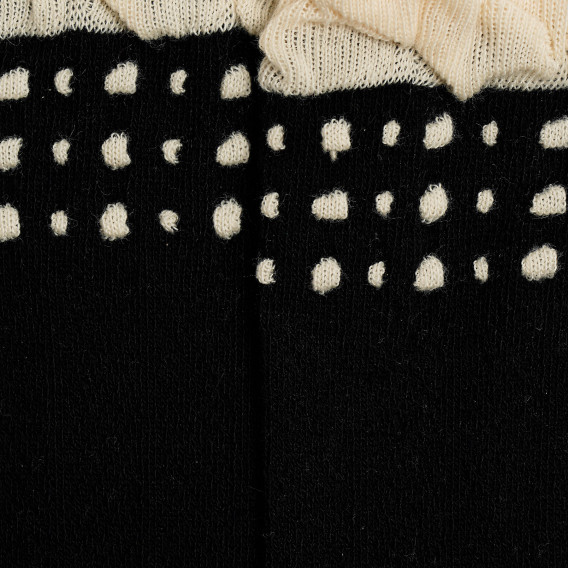 Чорапи за бебе в бежово и черно Chicco 343055 2