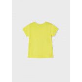 Тениска с щампа на ананас, жълта Mayoral 343247 2