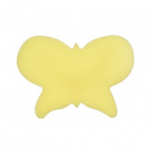 Мека подложка за баня Maxi с жълта пеперуда, зелена Chipolino 343315 4
