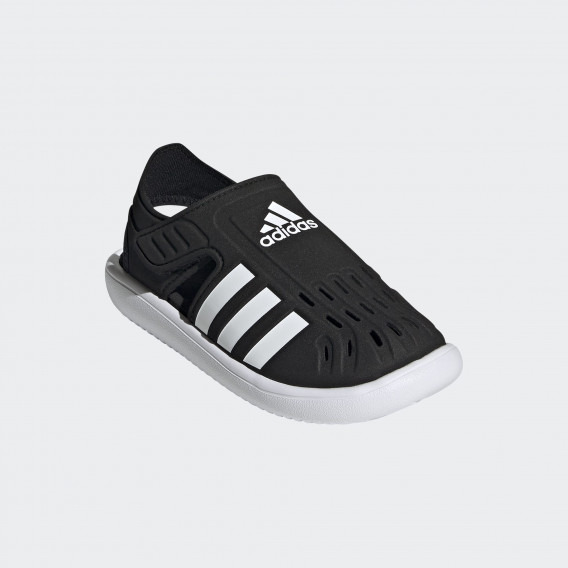 Аква сандали с лого, черни Adidas 343383 5