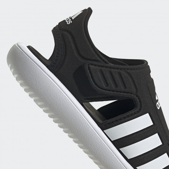 Аква сандали с лого, черни Adidas 343386 8