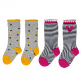 Комплект от 2 броя 3/4 чорапи за бебе Chicco 343431 