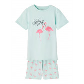 Пижама от две части Flamingo, многоцветна Name it 343625 