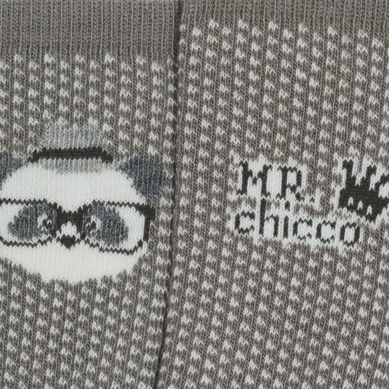 Чорапи за бебе в бяло и бежово Chicco 343725 2