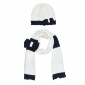 Комплект шал и шапка с панделка за бебе Chicco 343744 