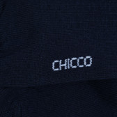 Комплект от два чифта къси чорапи с логото на бранда, сини Chicco 343767 3