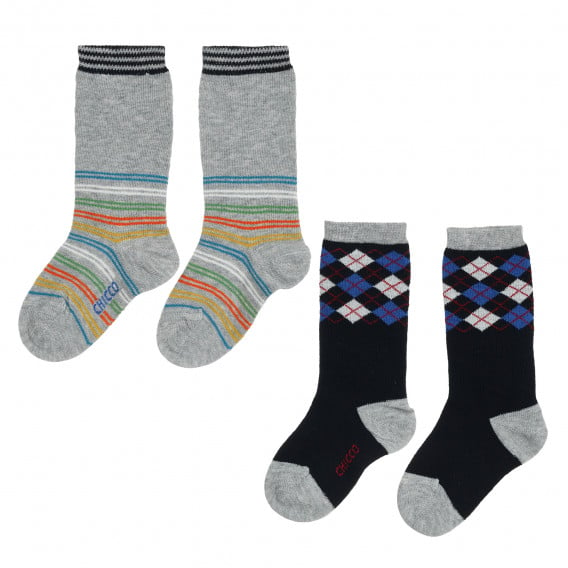 Комплект от два чифта чорапи за момче многоцветни Chicco 343772 