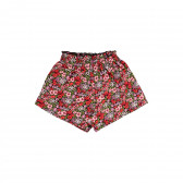 Къси панталони с принт на цветя, многоцветни Boboli 343900 
