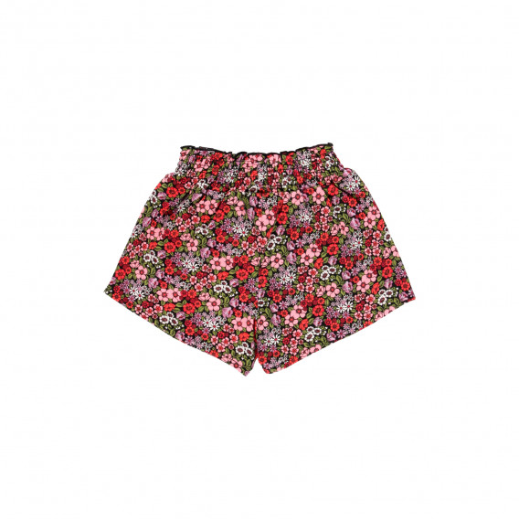 Къси панталони с принт на цветя, многоцветни Boboli 343901 2