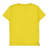 Трикотажен комплект къс панталон с две тениски, жълт Mayoral 343989 7