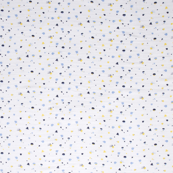 Муселинова пелена с цветен принт, цвят: Бял Tuc Tuc 34403 3