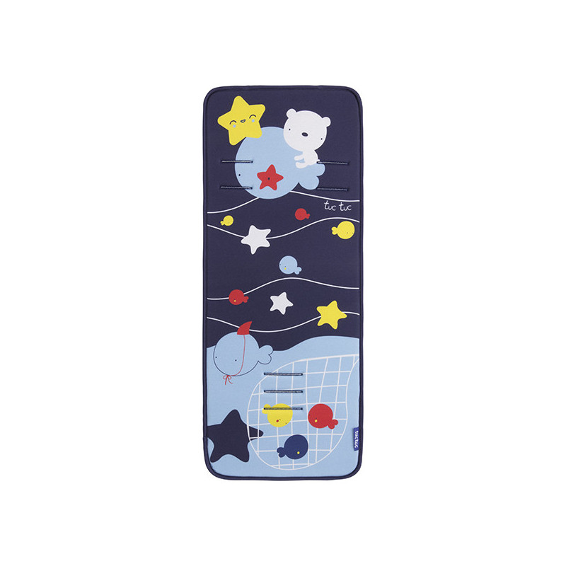 Универсална мека подложка за бебешка количка, цвят: Син  34410