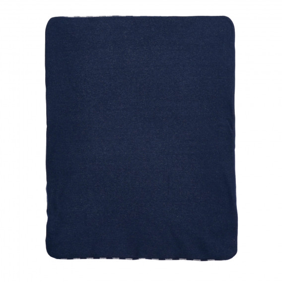Карирано одеялце в сиво и синьо, 58 х 76 см Chicco 344284 3
