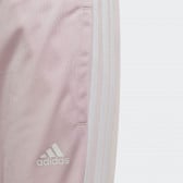 Анцунг от сатенирана материя, розов Adidas 344525 5