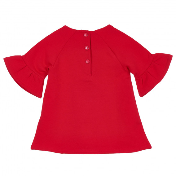 Блуза с флорален принт, червена Chicco 344810 3