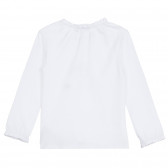 Блуза с къдрички и весел принт, бяла Chicco 344824 4