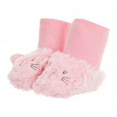 Комплект одеялце и чорапки Зайче от флийс полар Chicco 345043 5