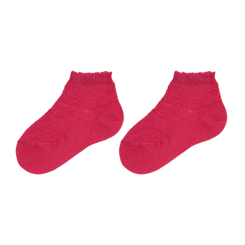 Къси чорапи, розови  345142