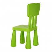 Детско столче с облегалка, зелено, 30x30xh67см Horecano Kids 345258 2