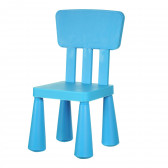 Детско столче с облегалка, синьо, 30x30xh67см Horecano Kids 345260 