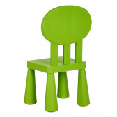 Детско столче с овална облегалка, зелено, 30x30xh67см Horecano Kids 345267 2