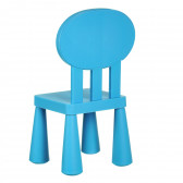 Детско столче с овална облегалка, синьо, 30x30xh67см Horecano Kids 345271 3