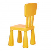 Детско столче с облегалка, жълто, 30x30xh67см Horecano Kids 345324 2
