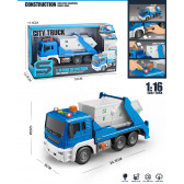 Детски инерционен боклукчииски камион с музика и светлини, 1:16 GOT 345338 8