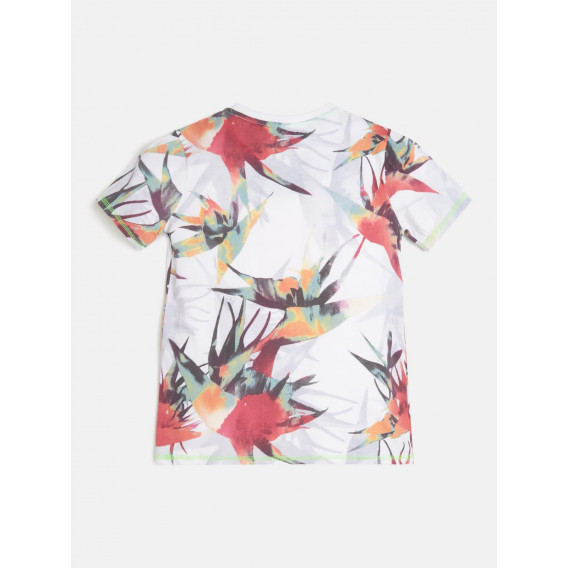Тениска с флорален принт, многоцветна Guess 345354 6