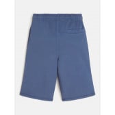 Памучни къси панталони, сини Guess 345360 2