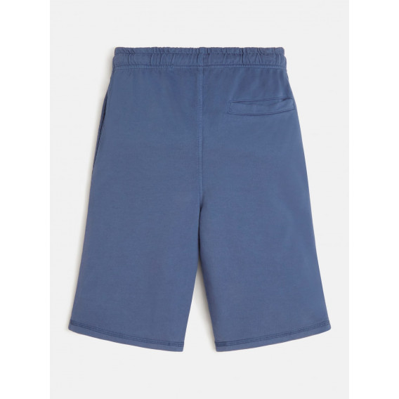 Памучни къси панталони, сини Guess 345360 2