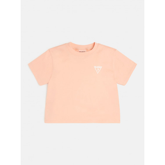 Къса тениска, оранжева Guess 345411 