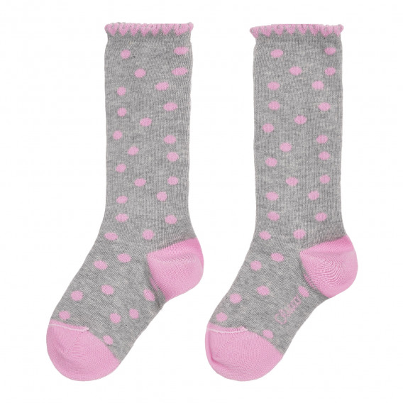 Комплект от два чифта чорапи на райе и на точки Chicco 345426 4
