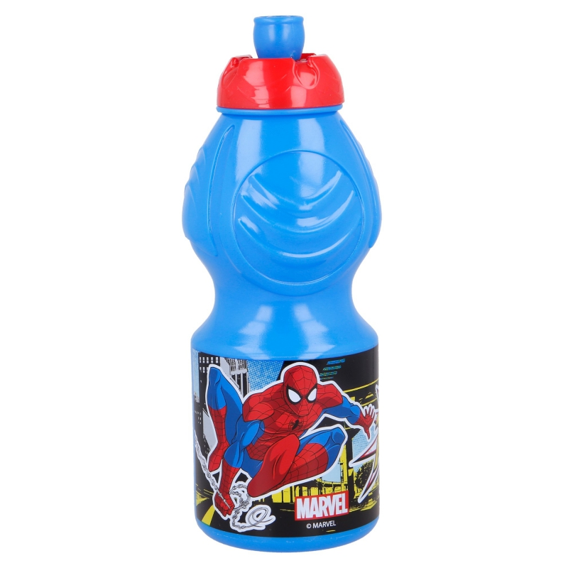 Спортна бутилка за деца SPIDERMAN, 400 мл.  345480