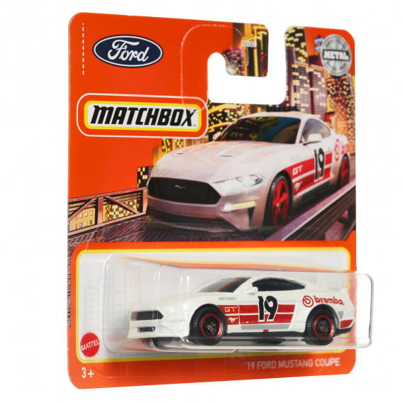Метална количка 19 Ford Mustang Coupe Matchbox 345671 3