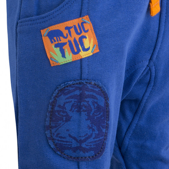 Панталон с апликации и лого на марката за момче Tuc Tuc 34580 3