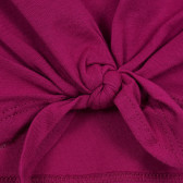 Памучна тениска с логото на бранда и панделка, розова Puma 345811 3