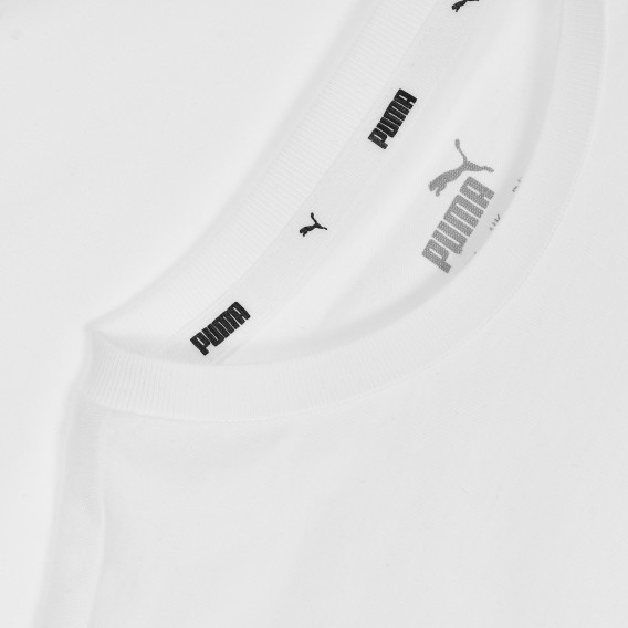 Памучна тениска Power с логото на бранда, бяла Puma 345823 3